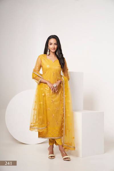 ZEHRA VOL-6 BY NARAYANI FASHION BUTTERFLY NET SALWAR KAMEEZ WHOLESALER IN INDIA